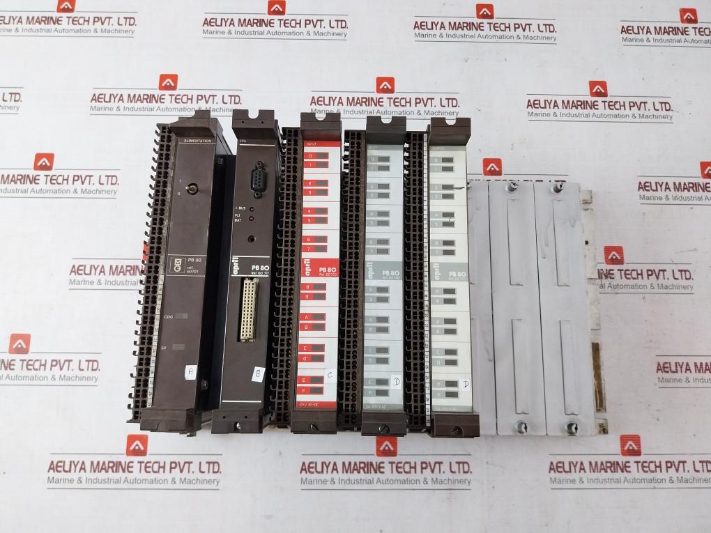 Merlin Gerin Pb80 Modular Plc Rack 3A-250V Ac 1465093 02 22891 24V Ac-dc