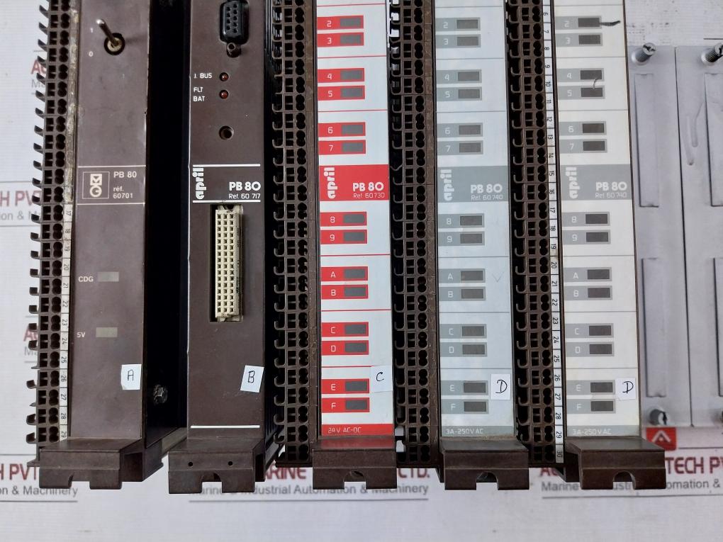 Merlin Gerin Pb80 Modular Plc Rack 3A-250V Ac 1465093 02 22891 24V Ac-dc