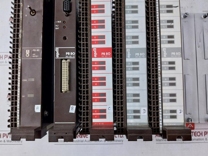 Merlin Gerin Pb80 Modular Plc Rack 3A-250V Ac 1465093 02 22891 24V Ac-dc