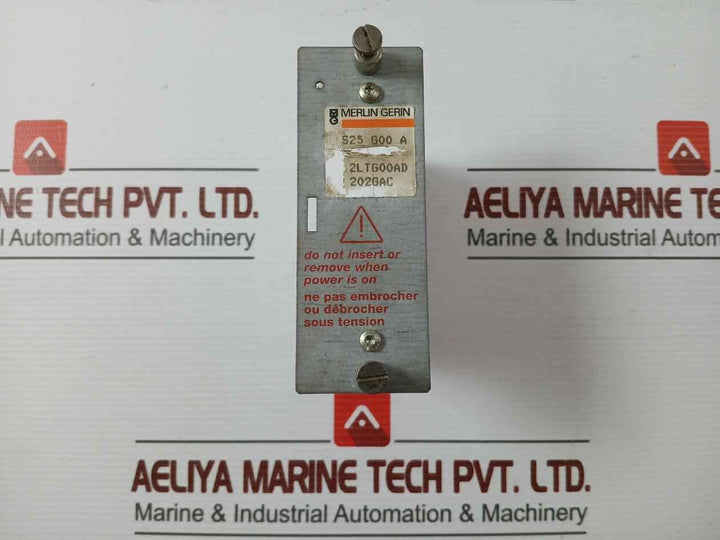 Merlin Gerin S25 G00 A Protection Relay Module Ver 001