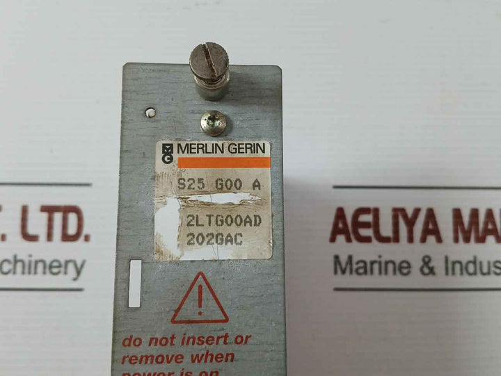 Merlin Gerin S25 G00 A Protection Relay Module Ver 001