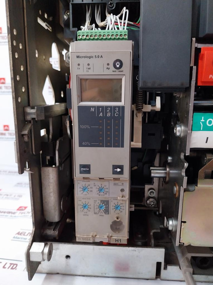 Merlin Gerin Masterpact Nw10 H1 Circuit Breaker 1000A 1000V 50/60Hz