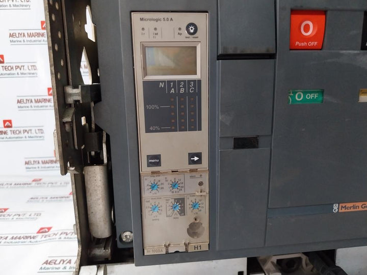 Merlin Gerin Masterpact Nw10 H1 Circuit Breaker 1000A 1000V 50/60Hz