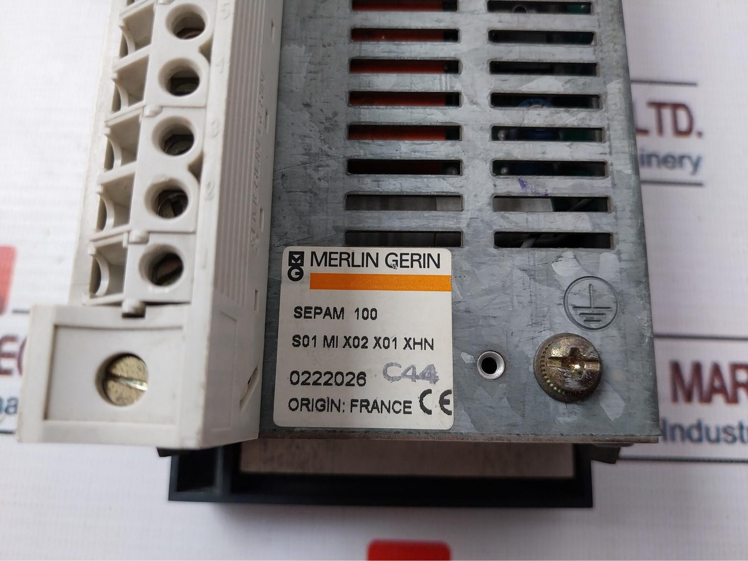 Merlin Gerin Sepam 100 Control Panel S01 Mi X02 X01 Xhn