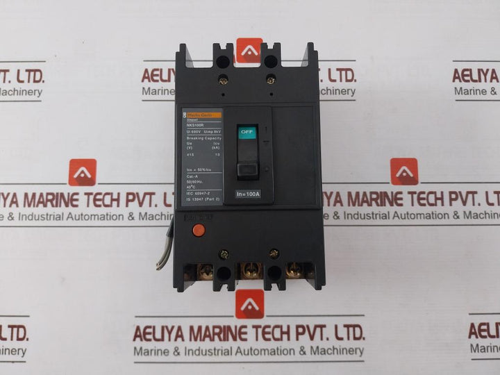 Merlin Gerin Simpact Nks100R Circuit Breaker 100A 690V 50/60Hz Iec 60947-2