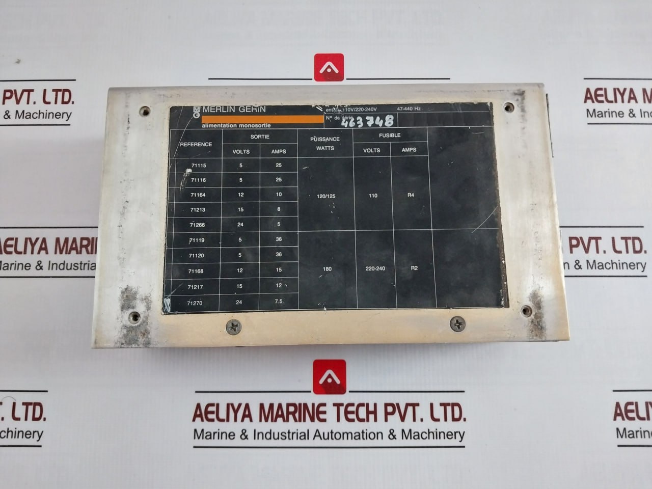 Merlin Gerin Single Output Power Supply 110V/220-240V 47-440Hz