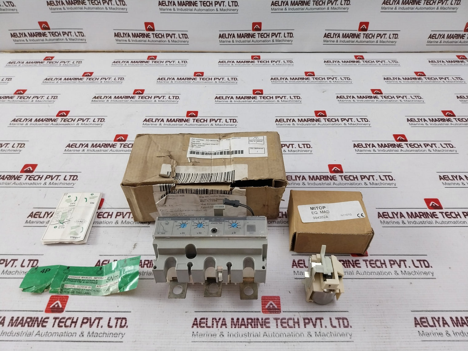 Merlin Gerin Str22Se Circuit Breaker Trip Unit With 994352A Coil