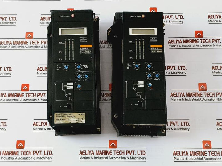 Merlin Gerin Str 38 S Master Pact Circuit Breaker 24 Vdc, F1.F2