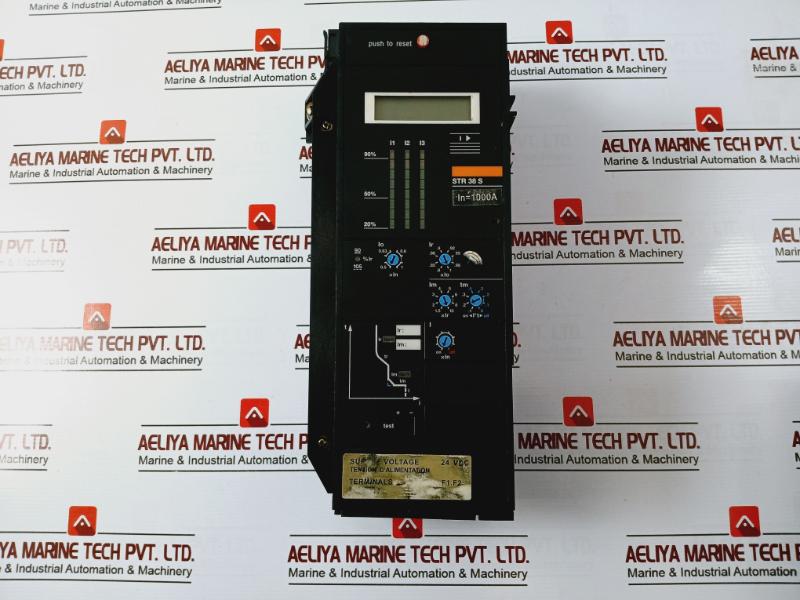 Merlin Gerin Str 38 S Master Pact Circuit Breaker 24 Vdc, F1.F2