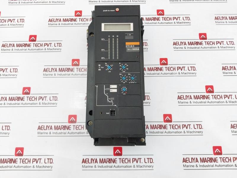Merlin Gerin Str 38 S Master Pact Trip Control Circuit Breaker 5000A Tn1224 148