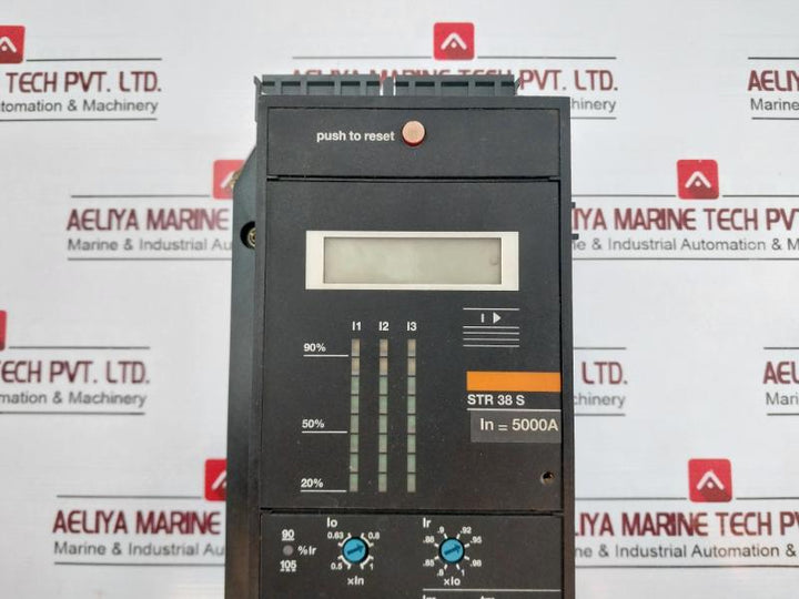 Merlin Gerin Str 38 S Master Pact Trip Control Circuit Breaker 5000A Tn1224 148