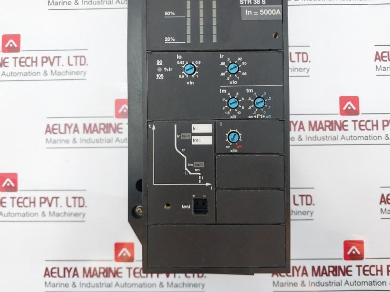 Merlin Gerin Str 38 S Master Pact Trip Control Circuit Breaker 5000A Tn1224 148