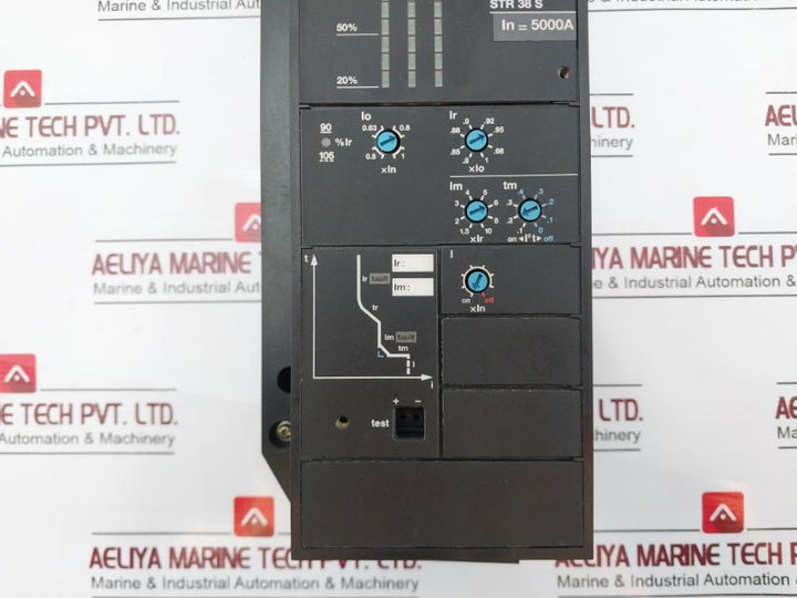 Merlin Gerin Str 38 S Master Pact Trip Control Circuit Breaker 5000A Tn1224 148