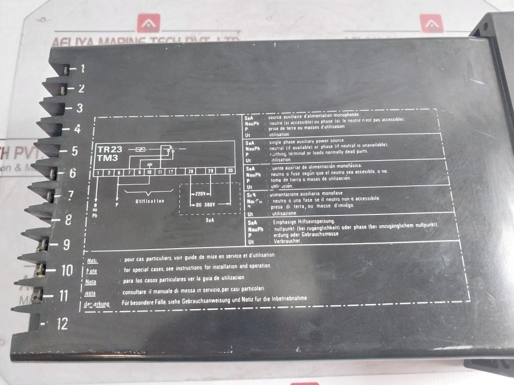 Merlin Gerin Tm3 Vigilohm Earth Fault Detector 220/360V 1461682