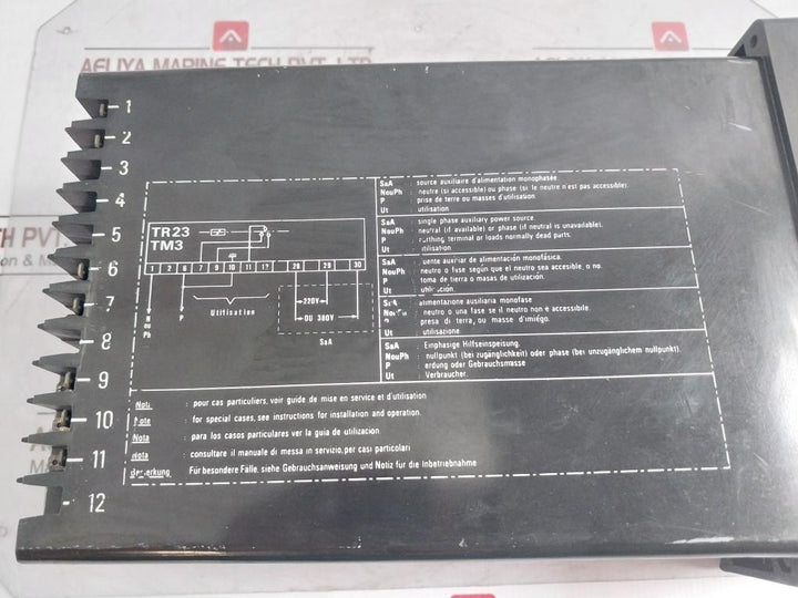 Merlin Gerin Tm3 Vigilohm Earth Fault Detector 220/360V 1461682