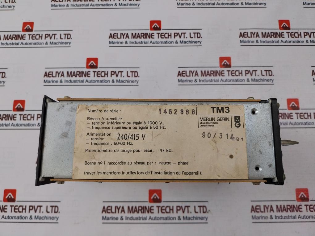 Merlin Gerin Tm3 Vigilohm Indicator 240/415 V 50/60 Hz