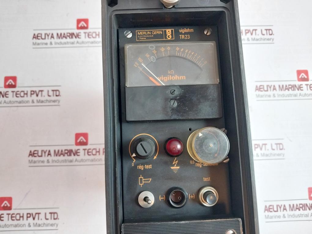 Merlin Gerin Tr 23 Vigilohm Indicator 0-10/500 Inf KΩ