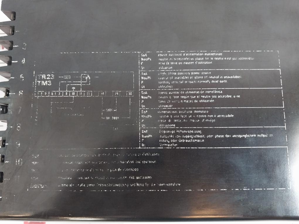 Merlin Gerin Tr 23 Vigilohm Indicator 0-10/500 Inf KΩ