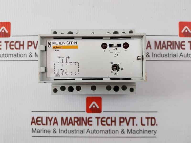 Merlin Gerin Tr5A Insulation Monitoring Relay 24V