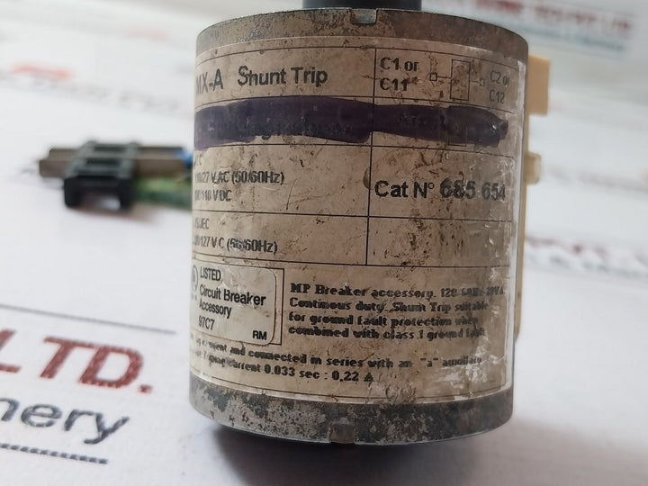 Merlin Gerin 685 654 Closing Release Circuit Breaker 110 27V Ac (50/60Hz)