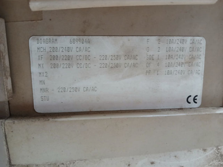 Merlin Gerin Masterpact M16 H1 Air Circuit Breaker 1000V 50/60Hz Iec947-2
