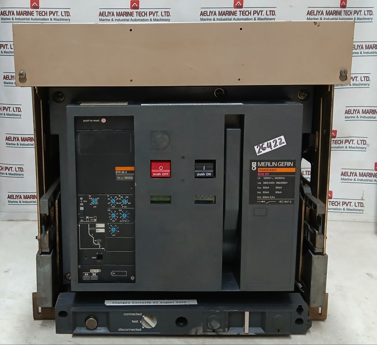 Merlin Gerin Masterpact M16 H1 Air Circuit Breaker 1000V 50/60Hz Iec947-2
