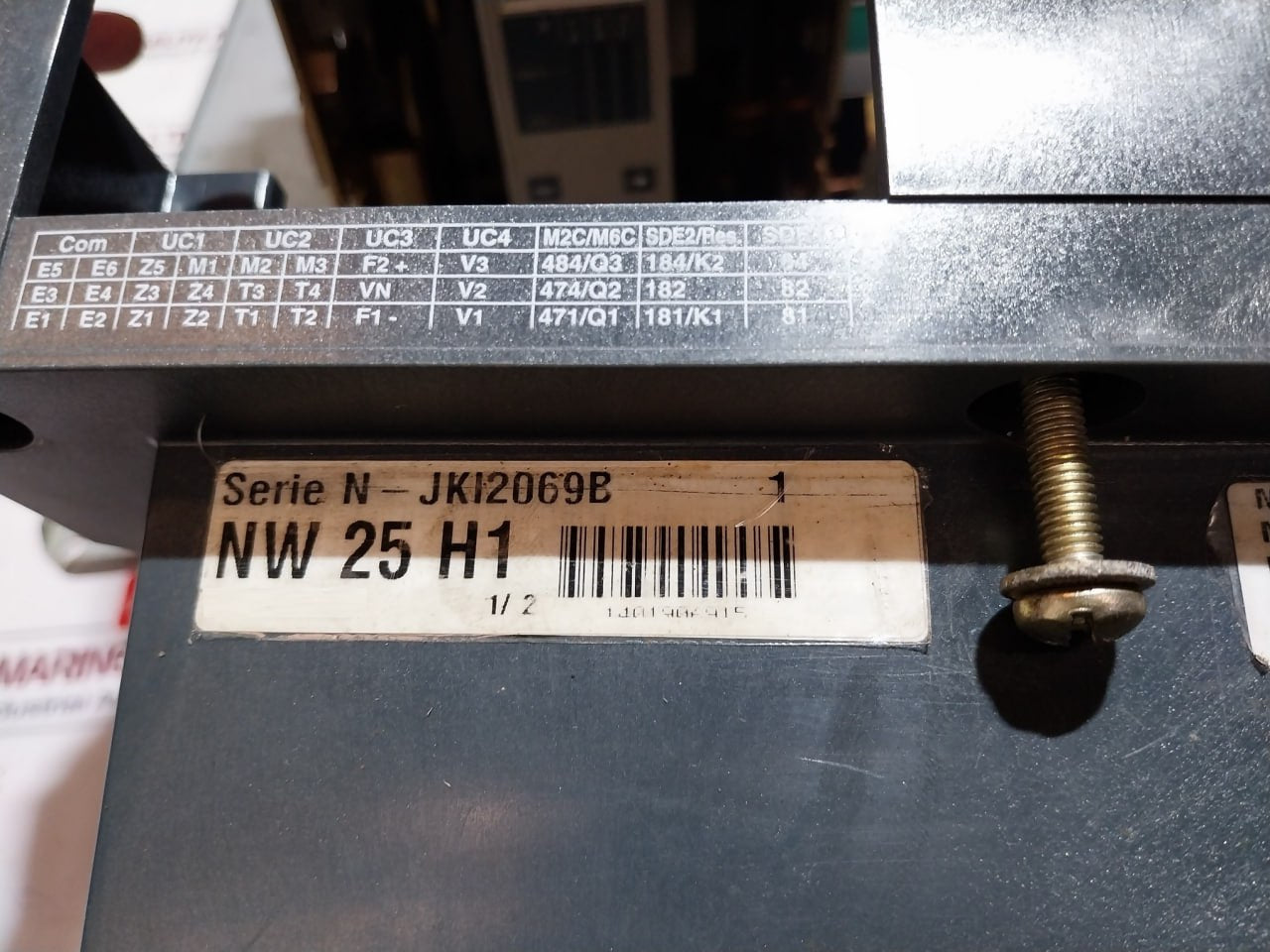 Merlin Gerin Masterpact Nw25 H1 Circuit Breaker 2500A 1000V 50/60Hz