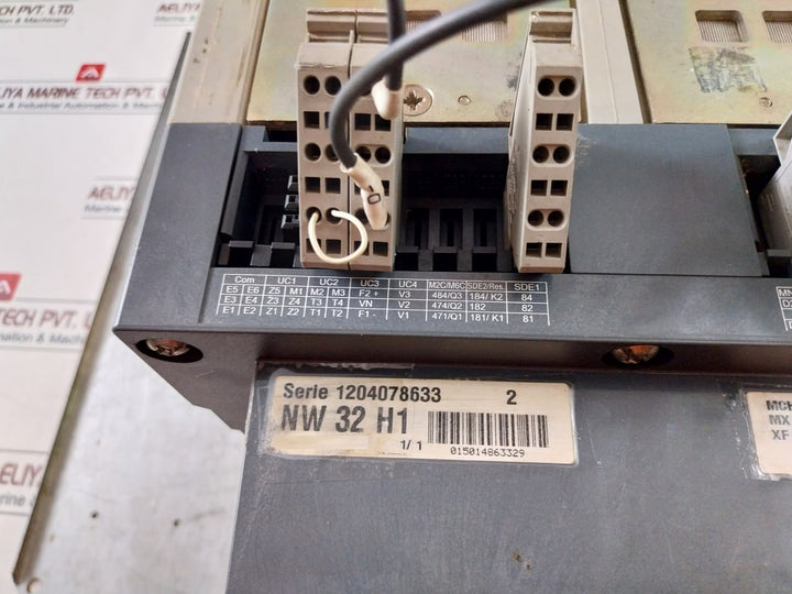 Merlin Gerin Masterpact Micrologic 2.0A Nw32 H1 Air Circuit Breaker 3200A