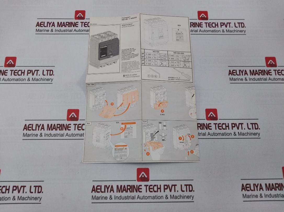 Merlin Gerin Ns100H Circuit Breaker 3Wjk0841862