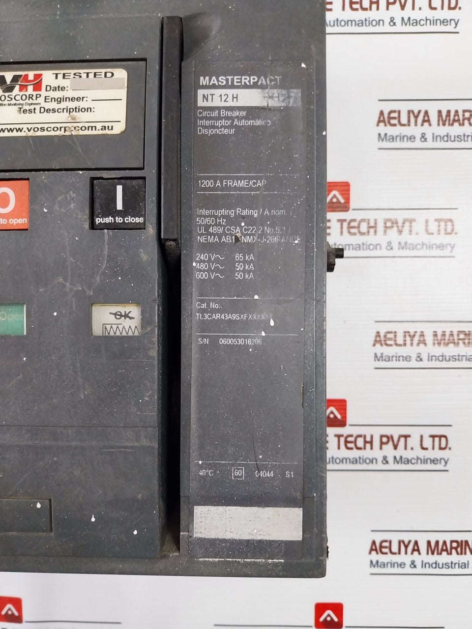 Merlin Gerin Nt12 H Universal Power Circuit Breaker 100-130V 50/60Hz