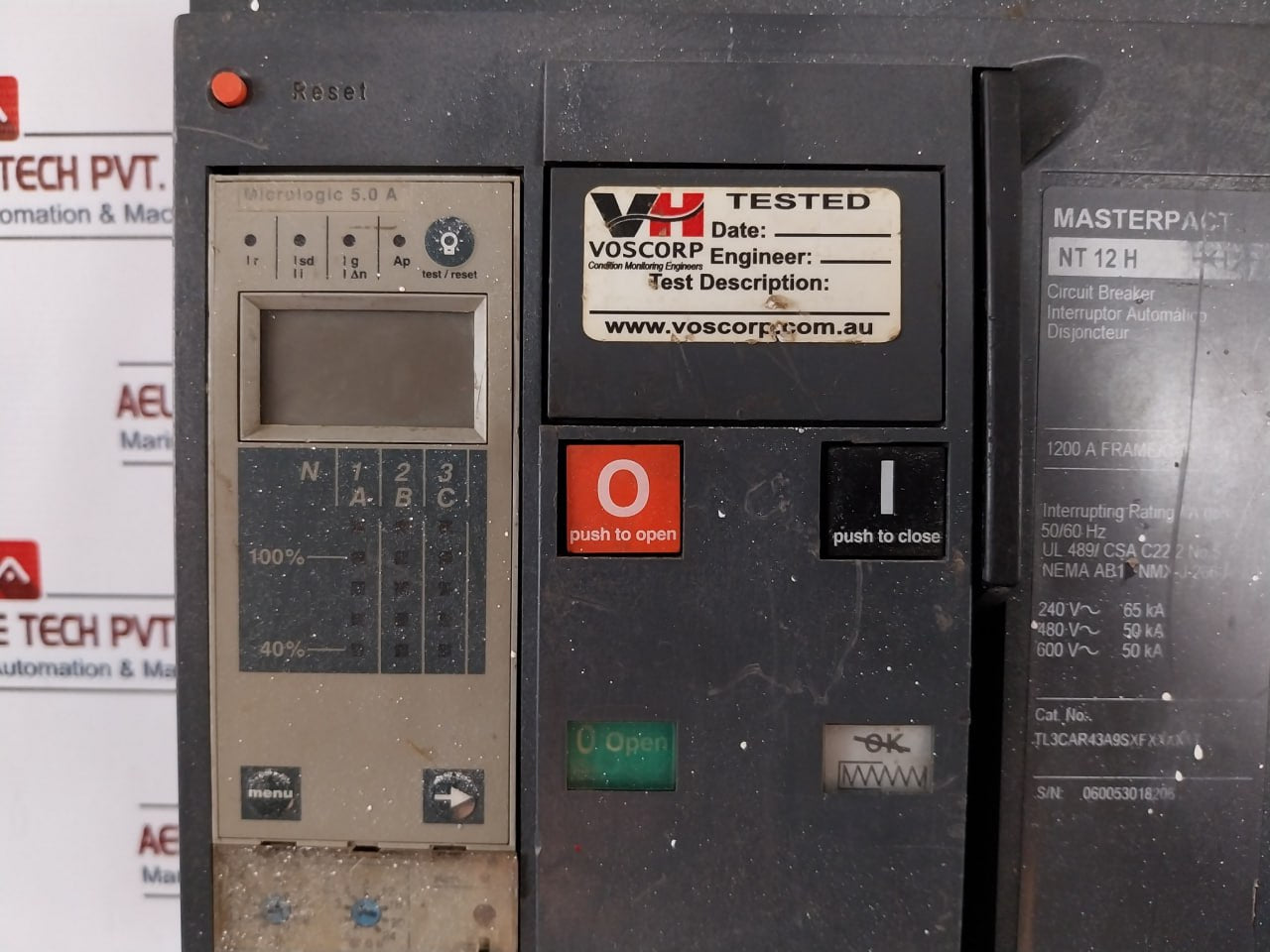 Merlin Gerin Nt12 H Universal Power Circuit Breaker 100-130V 50/60Hz