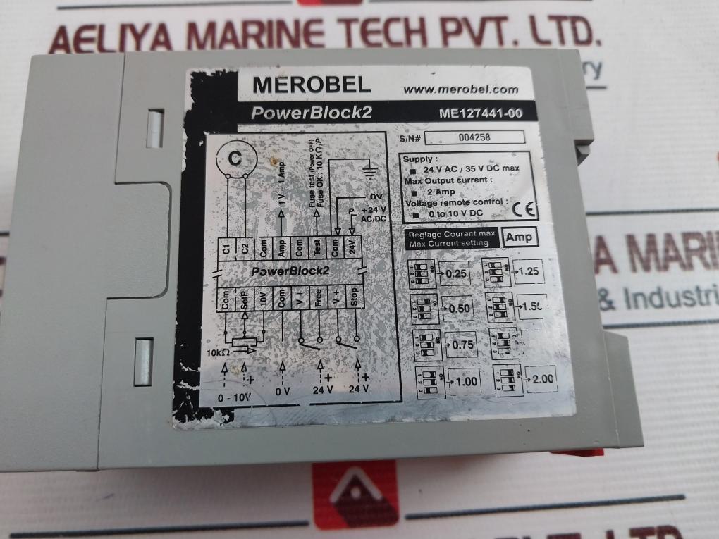 Merobel ME127441-00 Power Block2 0 To 10V DC