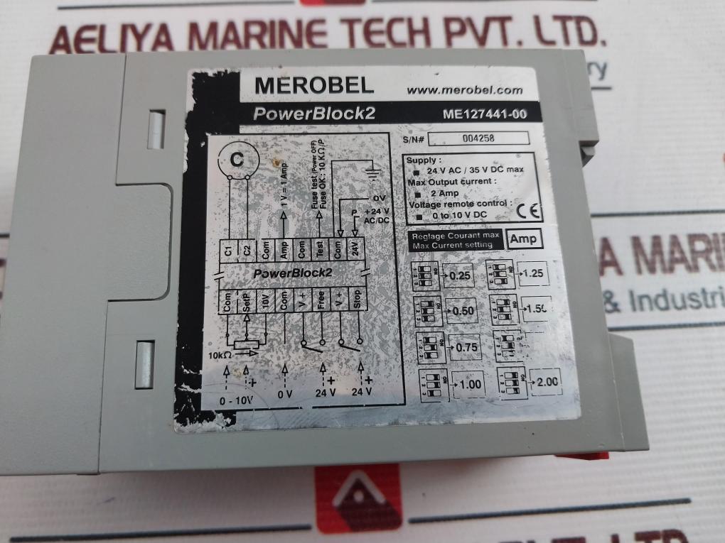 Merobel Me127441-00 Power Block2 0 To 10V Dc
