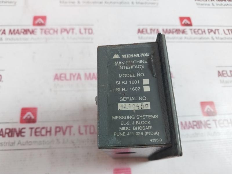 Messung Systems Slrj 1602 Smartline Man Machine Interface 4393-0