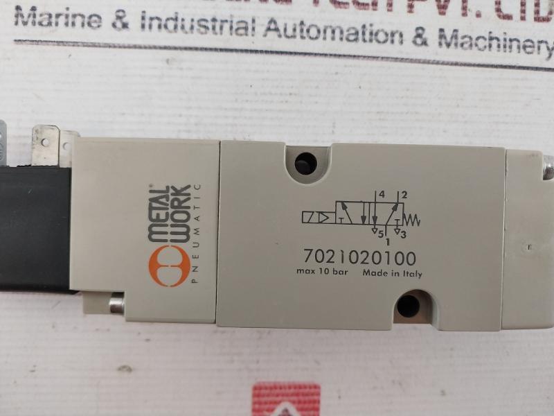 Metal Work 7021020100 Pneumatic Valve Mpm 220Vac 10 Bar 2W Ex Na Ii3Gd T5