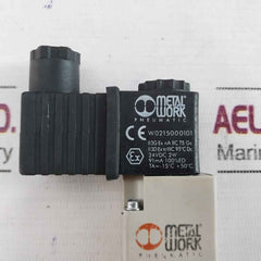 Metal Work Pneumatic 7010021100 Solenoid Valve Max 10 Bar W0215000101 24Vdc 2W