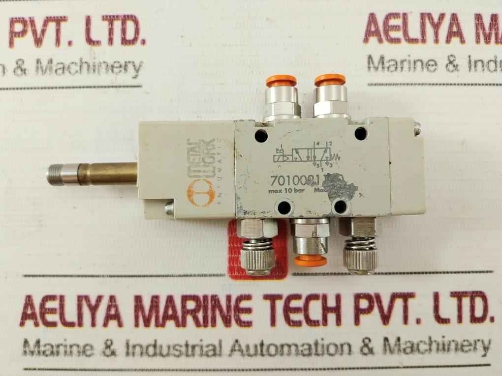 Metal Work Pneumatic 7010021 Directional Control Pneumatic Valve 10Bar 2W