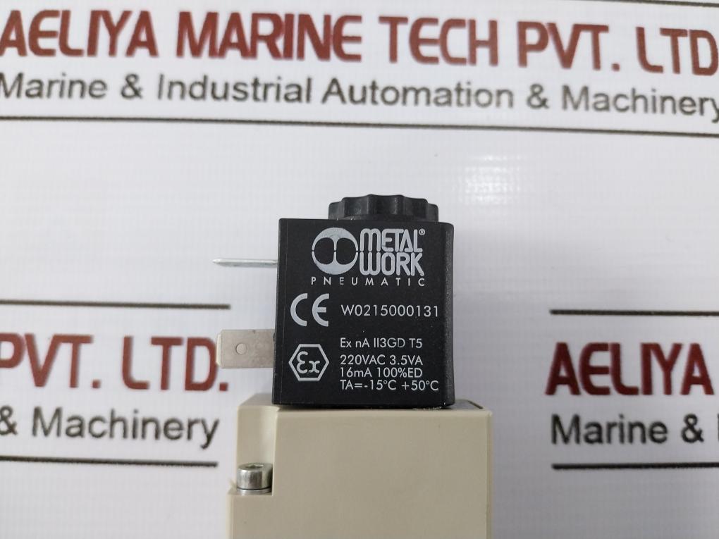 Metal Work Pneumatic 7021020100 Namur Valve With W0215000131 Solenoid Coil