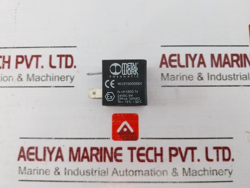 Metal Work W0215000001 Pneumatic 24Vdc 5W Ex Na Ii3Gd T4