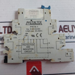 Metaltex Jz1Rc3 Relay With Prt8-1 Base 6-24V Ac/Dc