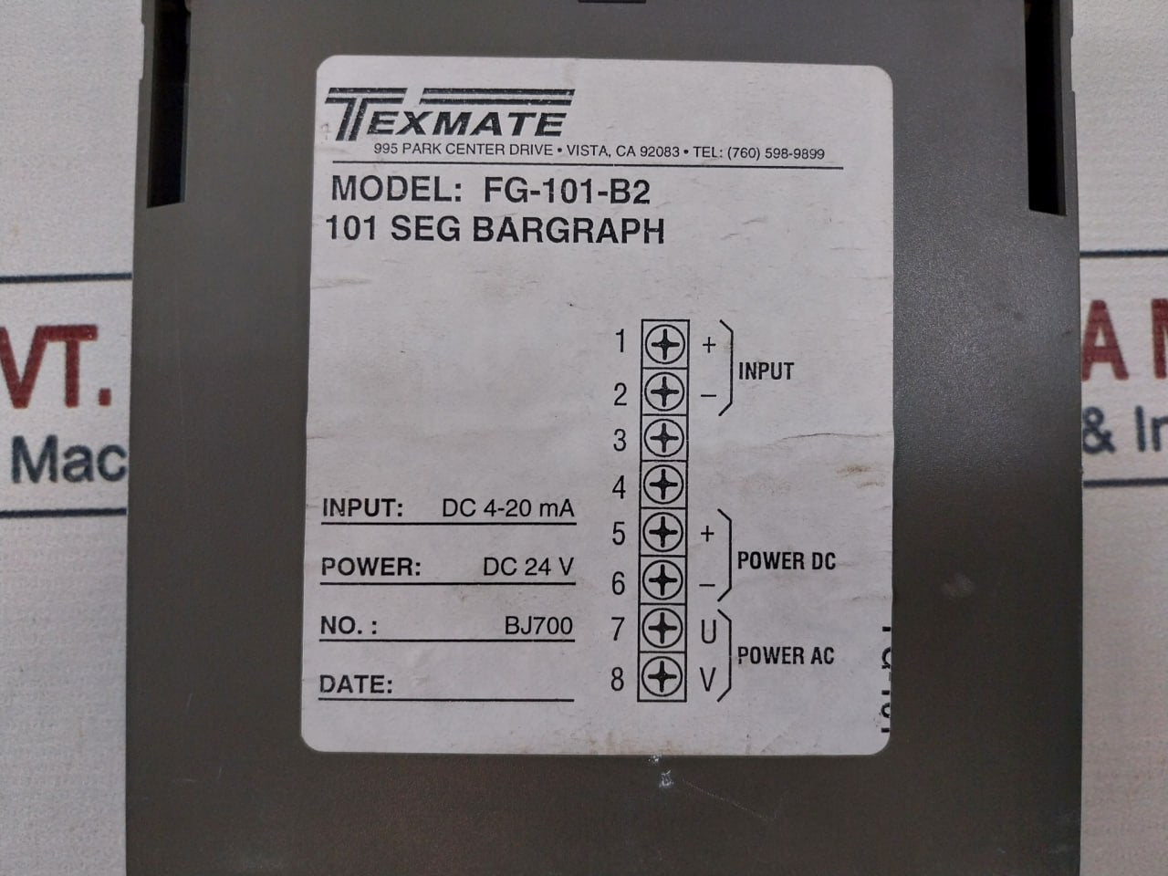 Metermaster Tmfg101Bm System Hydraulic Pressure 6504074