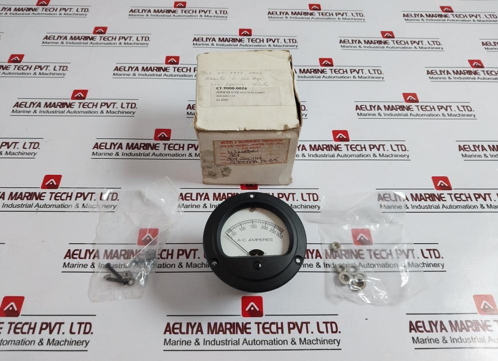 Meters & Instruments 304-2601114 Panel 0-300 A-c Ammeter
