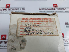 Meters & Instruments 304-2601114 Panel 0-300 A-c Ammeter