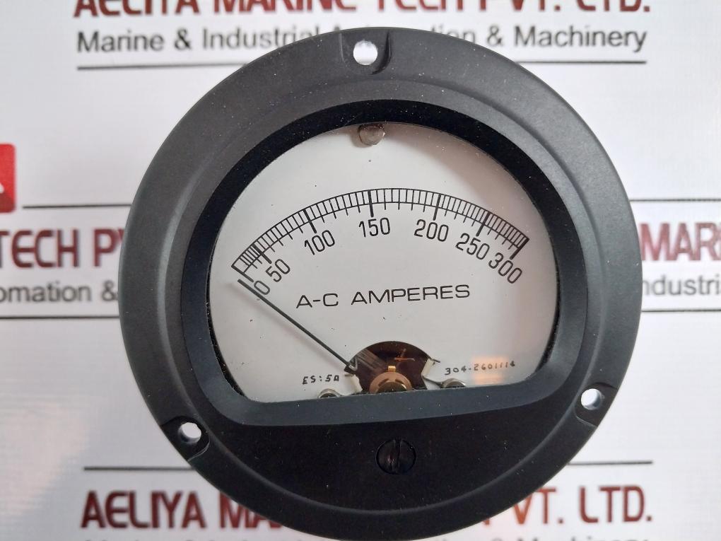 Meters & Instruments 304-2601114 Panel 0-300 A-c Ammeter