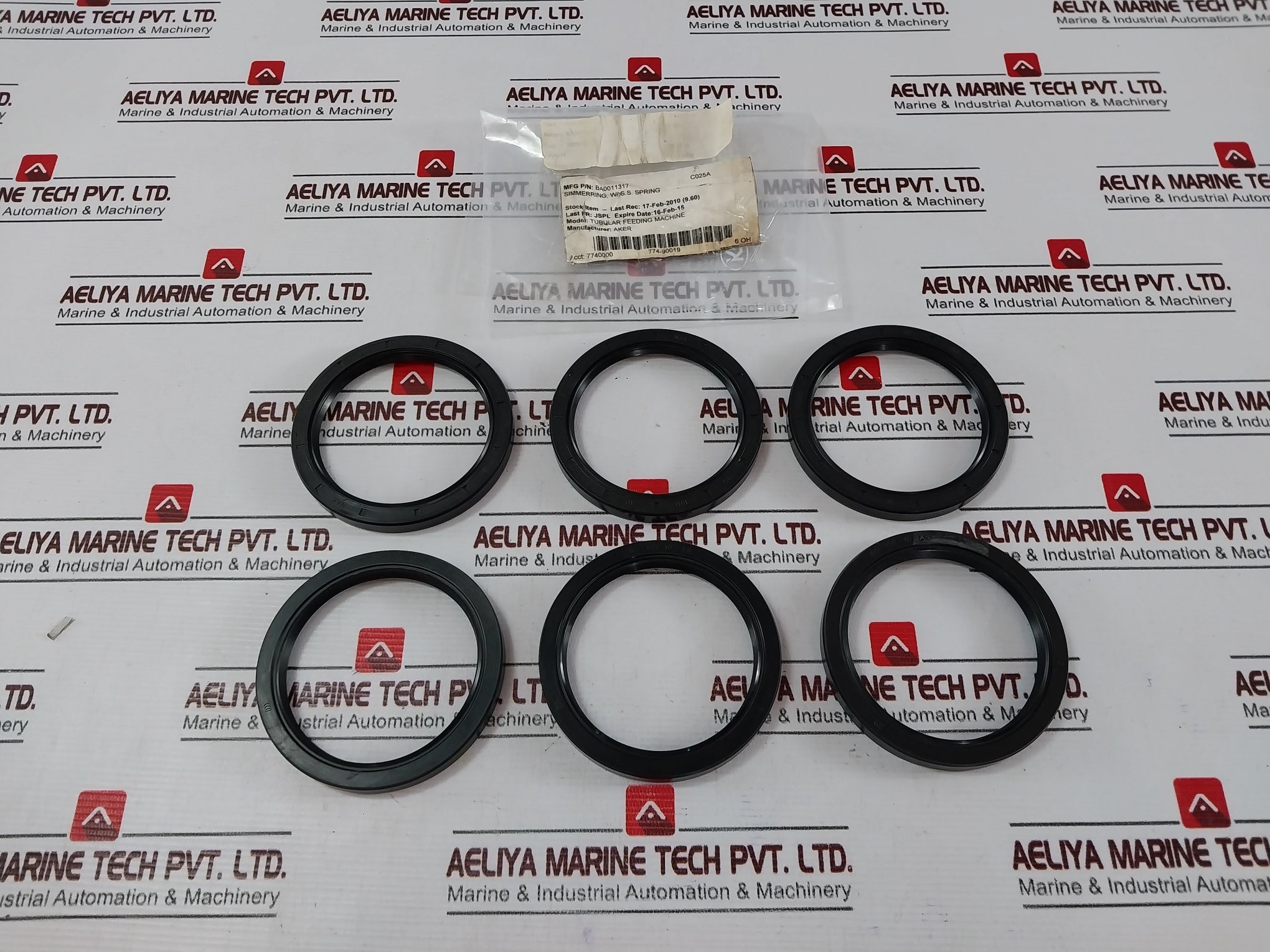 Aker Tc 80 100 10 Oil Seal-rotary Shaft Seal Set Ba0011317 (1 Set = 6Pcs)