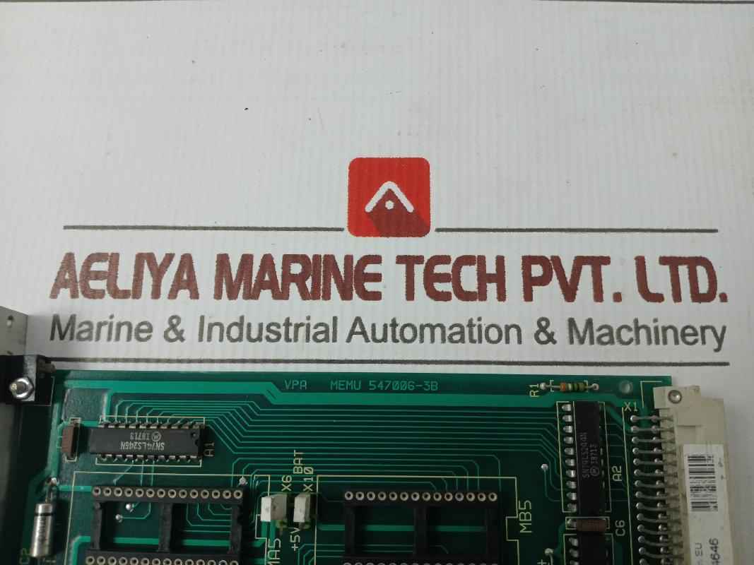 Metso Automation 547006-3B Memu Memory Board 547006-3A M8510401 94V-1