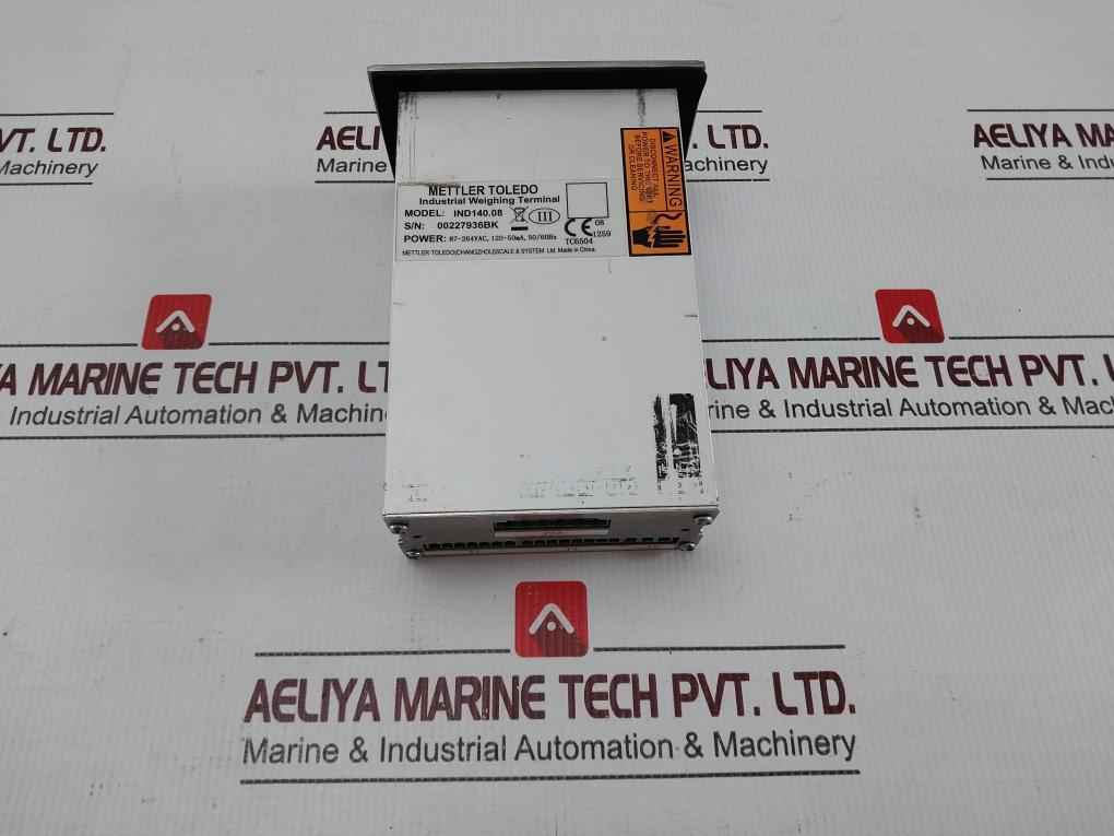 Mettler Toledo Ind140.08 Industrial Weighing Terminal Module 87-264Vac 50/60Hz