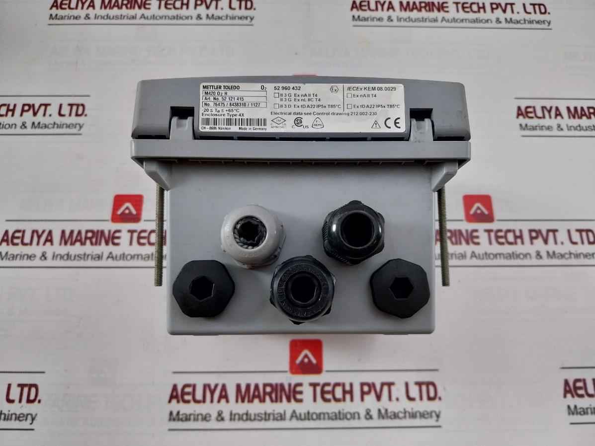 Mettler Toledo M420 O2 H Transmitter 52 121 415 4-20Ma -20 Ta +65°C