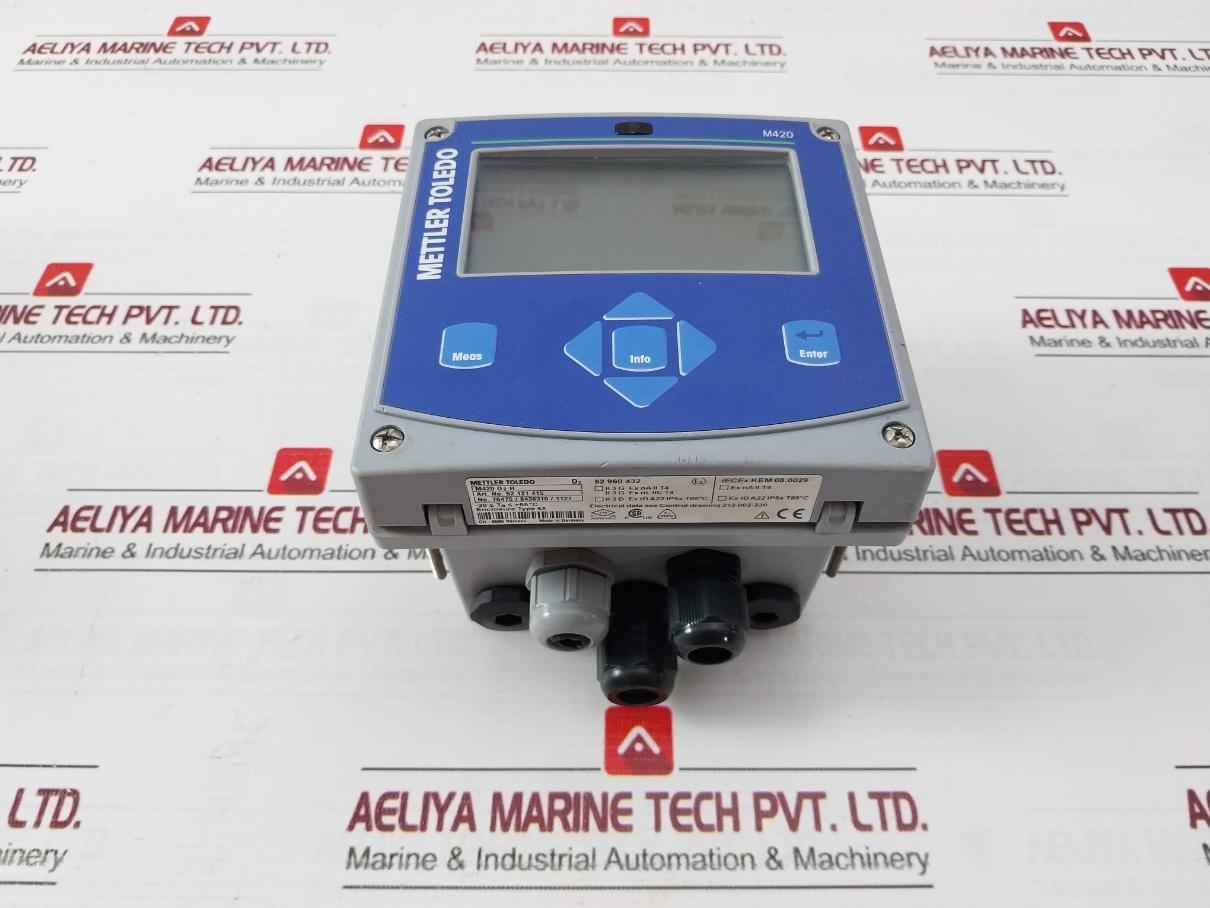 Mettler Toledo M420 O2 H Transmitter 52 121 415 4-20Ma -20 Ta +65°C