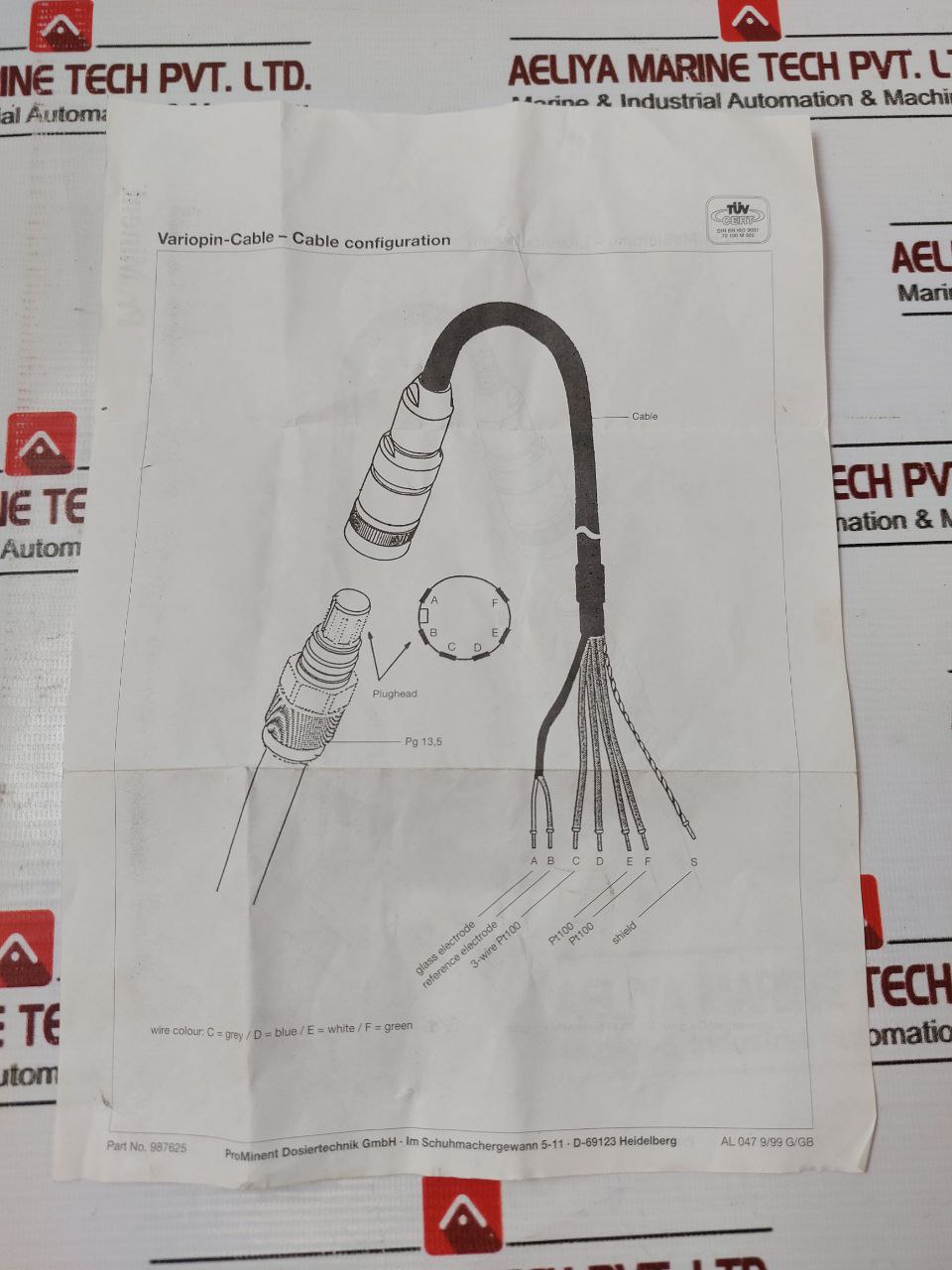 Mettler Toledo Vp6-st/10m Variopin-cable 104696 587.10.30.007